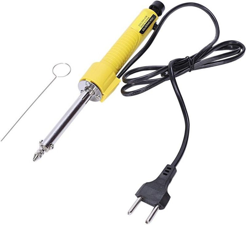A&S TOOLSHOP 220V/110V Electric Desoldering Pump solder iron Vacuum Soldering Sucker Welding tool for solder repair 30 W Simple  (Pointed Tip)