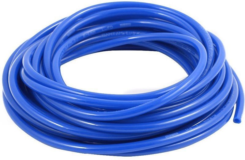 Pranali Enterprise 6mm x 4mm Pneumatic Air Compressor Tubing PU Hose Tube Pipe 10 Meter Blue10M 32.8Ft 6mm x 4mm Pneumatic Polyurethane PU Hose Tube Pipe Blue Hose Pipe  (10 m)