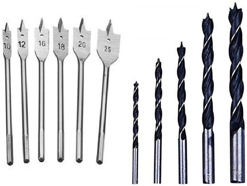 Gadariya King 5 pc wood drill With flat wood bit 10,12,16,18,20,25