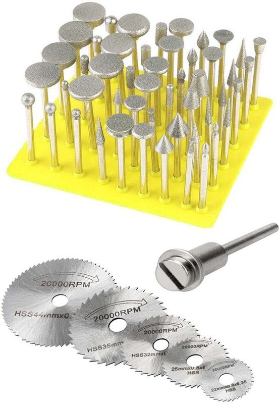 Digital Craft Diamond Coated Grinding Grinder Head Rotary Tool  (3.2 mm)