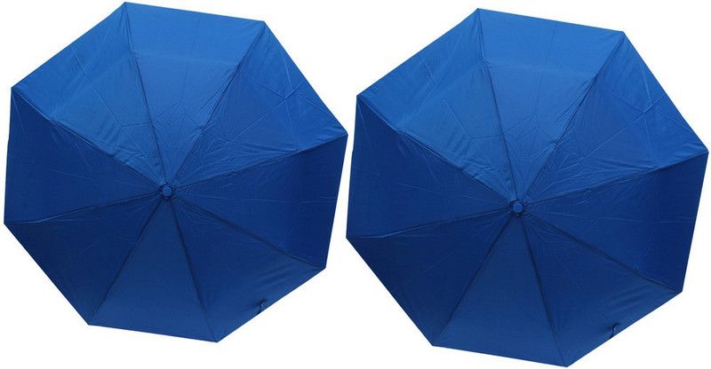 Seedling 3 Fold Pakiza Classic Umbrella  (Blue)