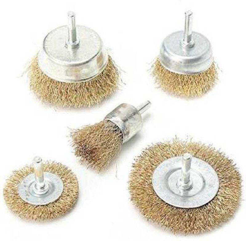 MLD 5 piece of drill wire Wheel Brush  (Pack of 5)