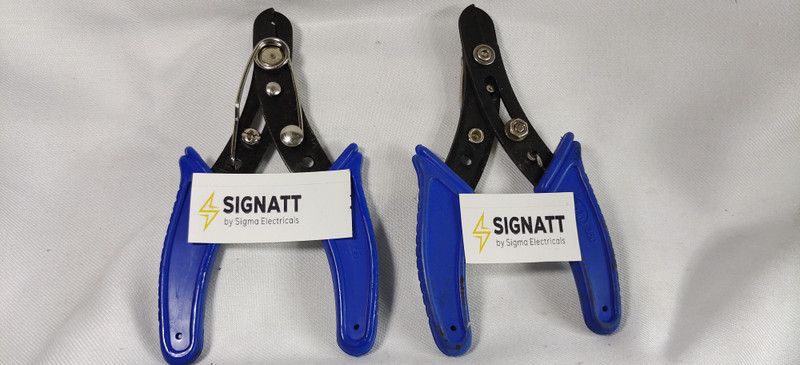 SIGNATT 2PC Wire Cutter or Stripper Tools 6 Inch Wire Cutter Wire Cutter Combo Pack Wire Cutter & Snipper Wire Cutter
