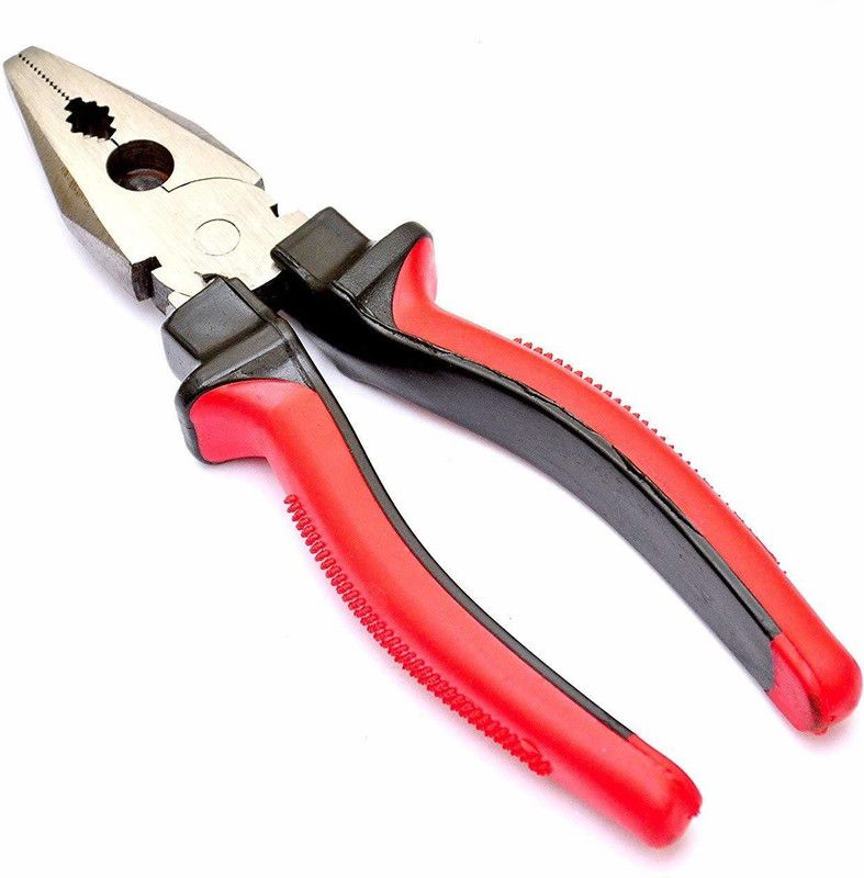 HONESTSTORE pliers, cutting plier, combination plier, long nose plier 8'' Sturdy Steel Long Groove Plier  (Length : 8 inch)