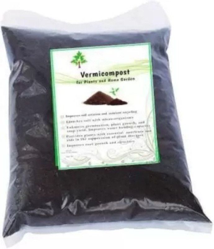 Purviox 100% Natural Organic Vermicompost (12.5 Kg) | Earthworm Soil Manure  (12.5 kg, Powder)