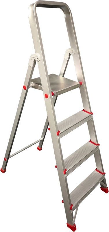 Flipkart SmartBuy 4 Step (3+1) Aluminium Ladder  (With Platform)