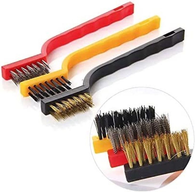 HOUSECART wb Handle Scratch Brush  (Pack of 3)