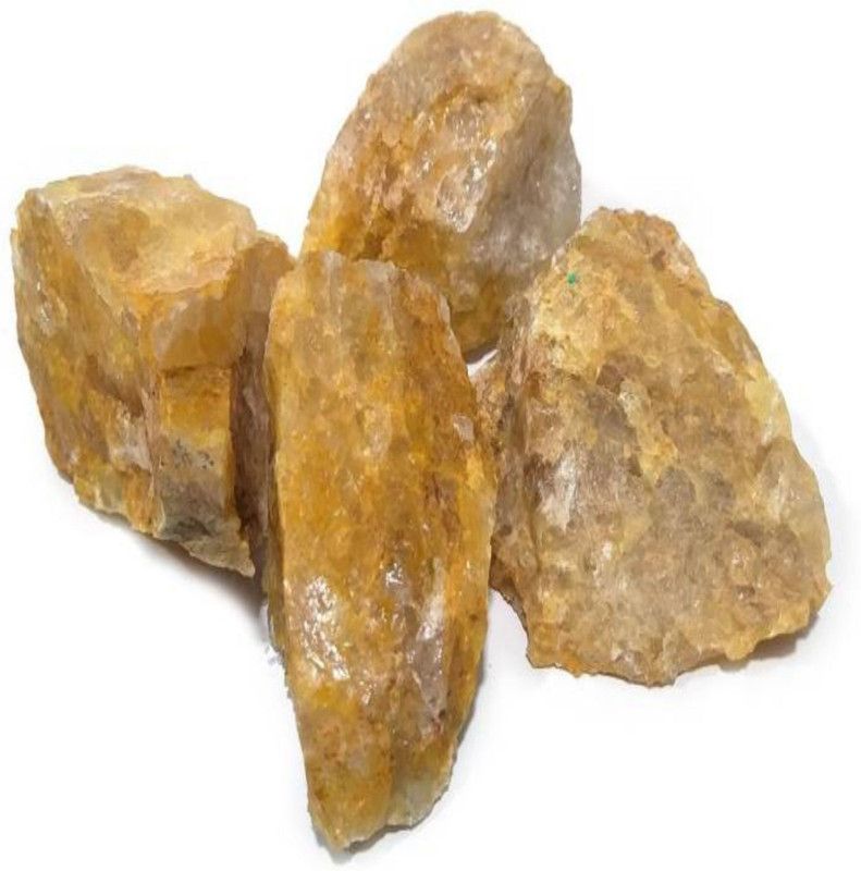 Shubhanjali Natural Rough Citrine Raw Stone for Reiki Crystal Healing Yellow Citrine Rough Raw Gemstones for Vastu Correction 1000 Grams Regular Asymmetrical Crystal Stone  (Yellow 1 kg)