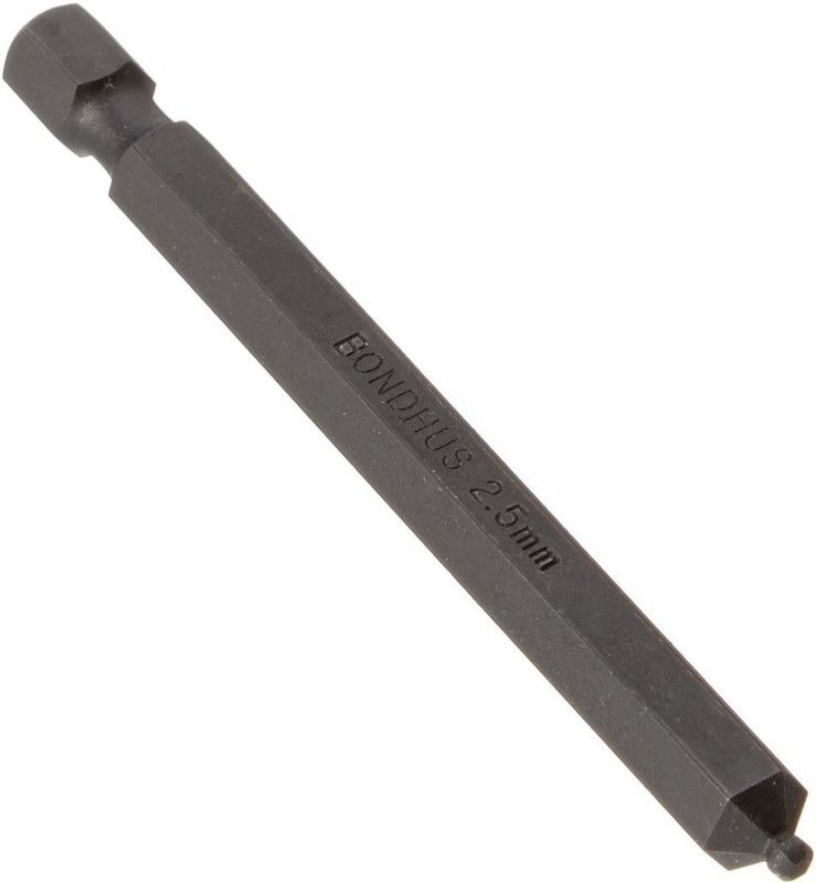 BONDHUS 10854 2.5mm Ball End Power Bit Screwdriver Bit Set