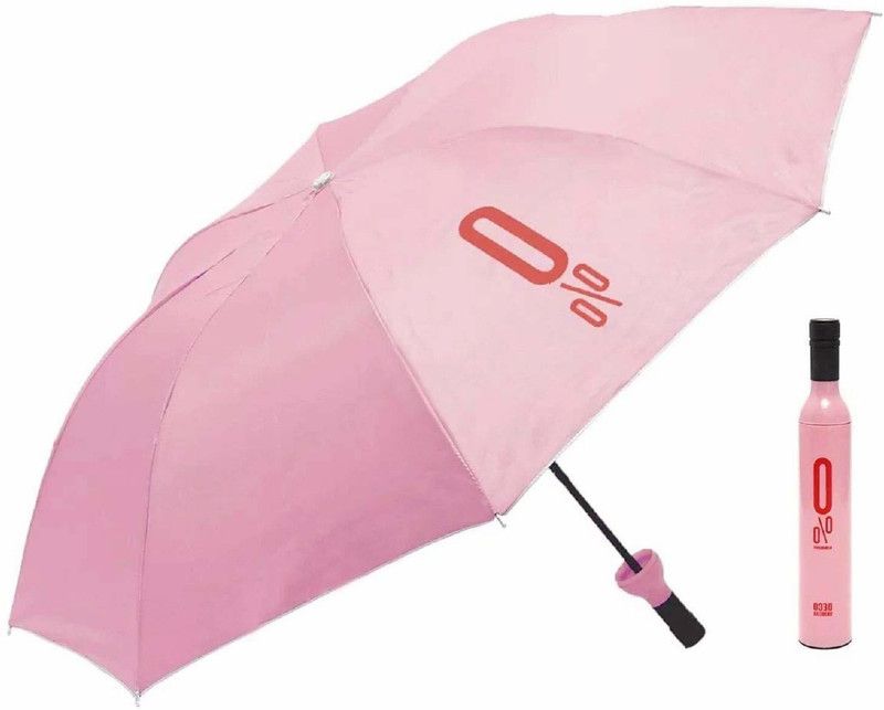 Step Shoes bottle umbrella for women Umbrella  (Pink)