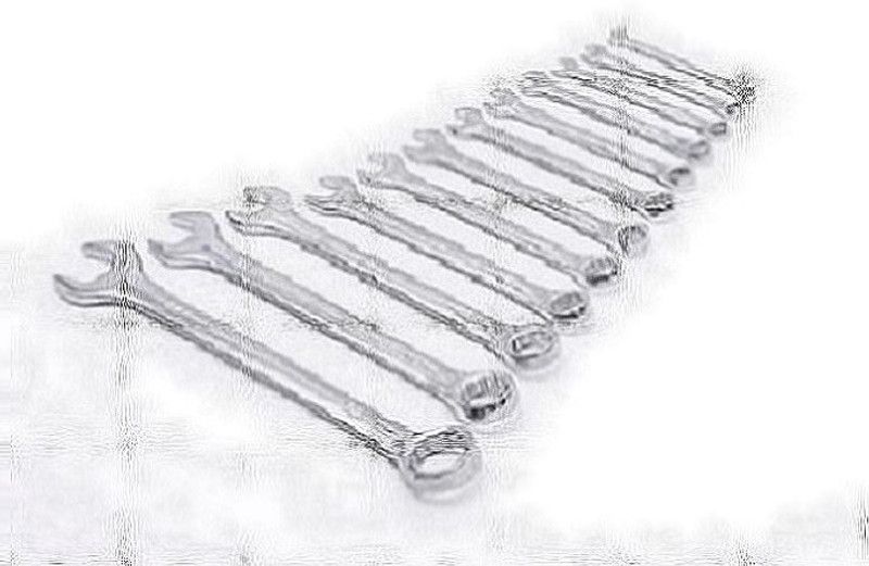 SET OF Spanner/Wrench Double Sided Combination Combination Wrench  (Pack of 12)