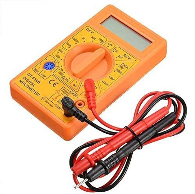 DT830D New compact Digital Multimeter  (Yellow 2000 Counts)