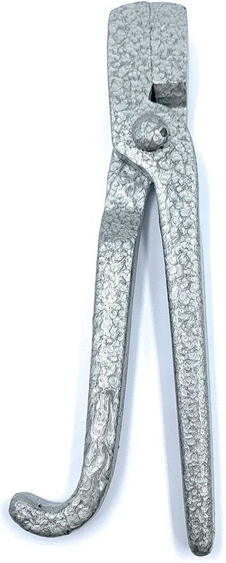 fozti Draw Tong 10" Serrated Forged Steel Wire Drawing/Pulling Plier Multipurpose for Jewellery Making, Wire Craft Tool Wrapping, Rolling Mill & Hobby Crafts DIY Lineman Plier  (Length : 5 inch)