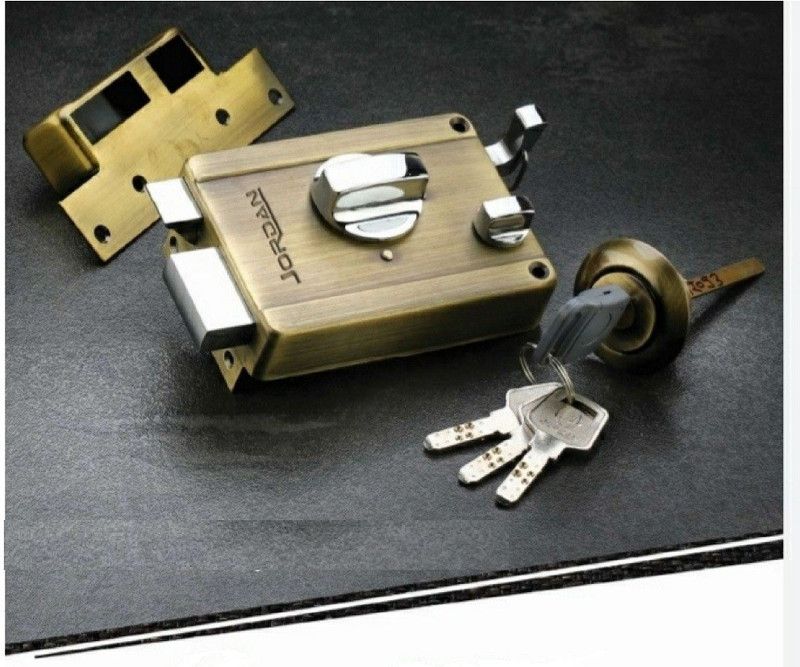 Jordan Stainless Steel Glossy Deadbolts  (Brown)