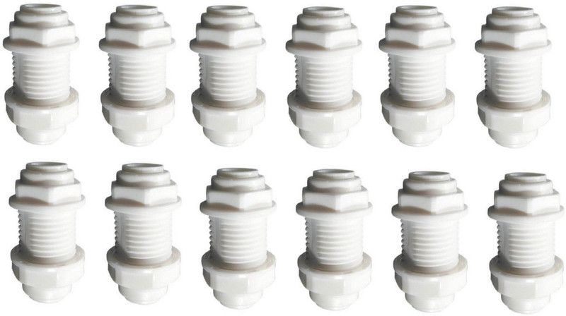 Morning Star Technology RO uv Water Purifier Bulk Head Union Body Jointer 1/4 inch QC x 1/4 inch Qc for RO Water Purifiers Service Spare Part ( pack of 12 ) Hose Connector
