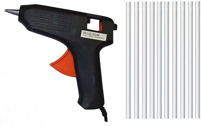 MOREL HOT MELT GLUE GUN KIT 20 WATT, DECORATION & FURNITURE QUICK REPAIRS WITH 10 GLUE STICKS OF 7 MM Standard Temperature Corded Glue Gun  (7 mm)