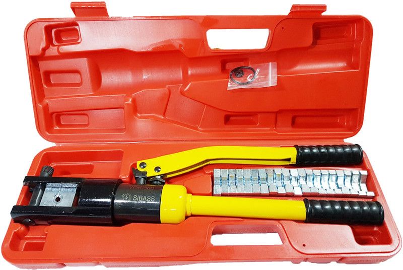 Inditrust Portable Hydraulic Crimping tool Wire Battery Electrical Cable Lug Terminal Hose Crimper Crimping Tool Set Machine Sibass Manual Hydraulic Crimper