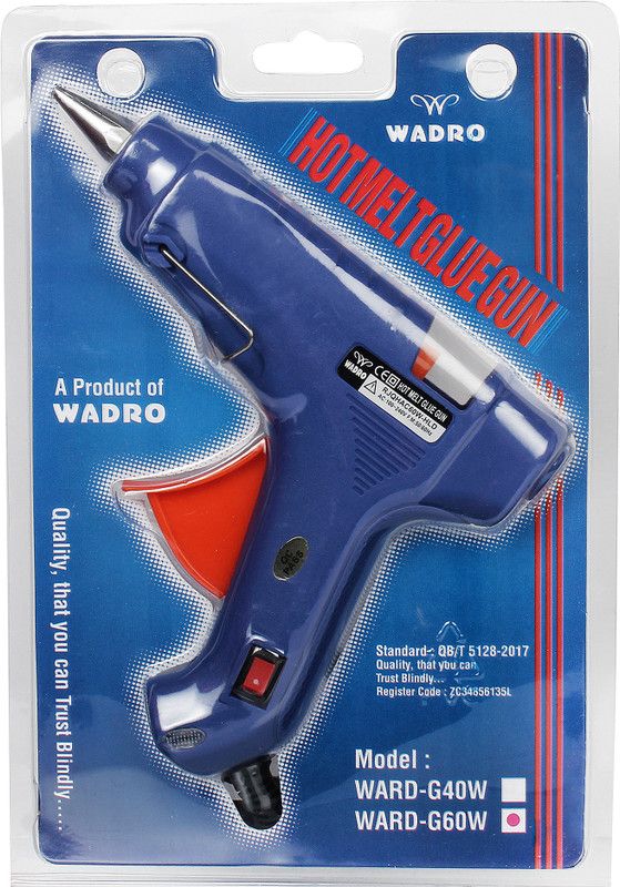 Wadro WARD-G60W With 20 Glue Sticks 60W On/Off Switch And Indicator High Temperature Corded Glue Gun  (11 mm)