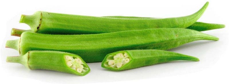 KLARKEE Z3290_F_Organic Okra Seeds Seed  (1000 per packet)
