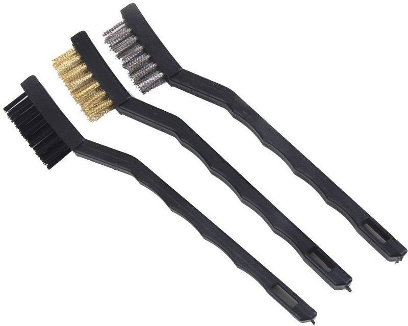 Vastate Wire Brush Set of 3 Handle Scratch Brush  (Pack of 3)