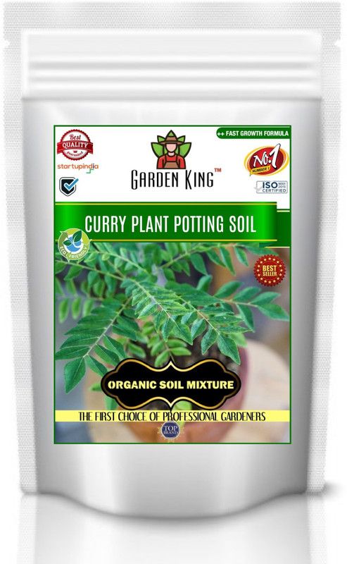 Garden King Curry plant Potting Soil, Essential Organic Soil Mixture for Rose Plants, Double Filtered with All Required Nutrients and Active Micro-Organism For Healthy Growth Potting Mixture  (1.8 kg, Powder)