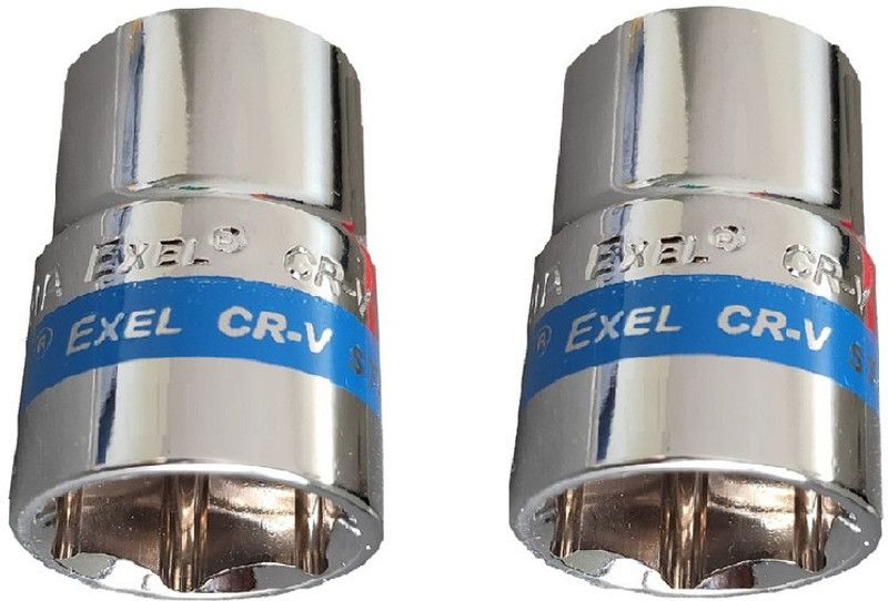 ALPHABET 1/2" Square Drive (16 & 18) -MM Hex Socket Set  (Pack of 2)