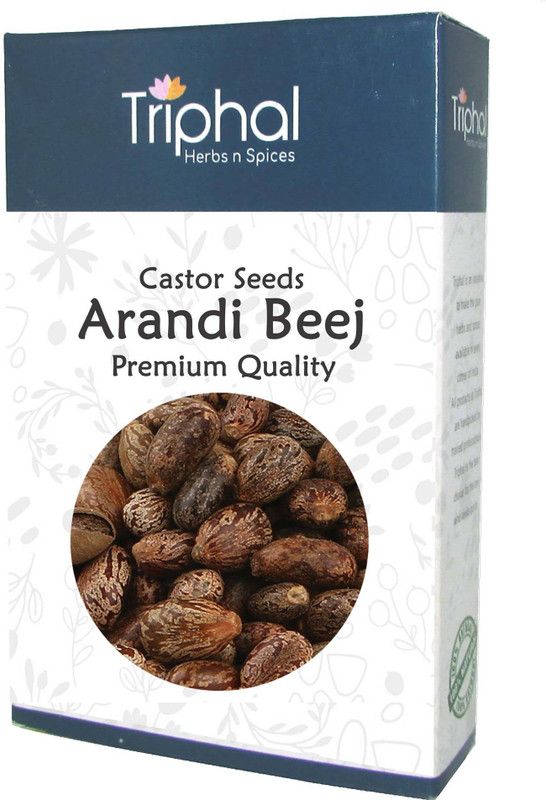 Triphal Arandi Beej – Castor Seeds | Clean and Sorted Seed  (800 g)