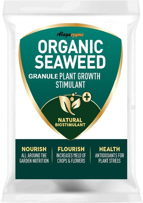 Alagaezyme Seaweed Extract Organic Granular Instant Plant Fertilizer for Flowers, Fruits and Vegetables Fertilizer (0.4 kg, Granules) Fertilizer, Manure  (0.4 kg, Granules)