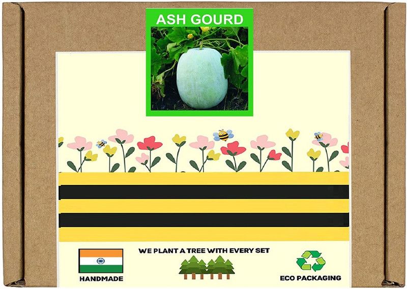 Qualtivate ® F1 Hybrid Ash Gourd Seeds(150 Seeds) Seed  (150 per packet)