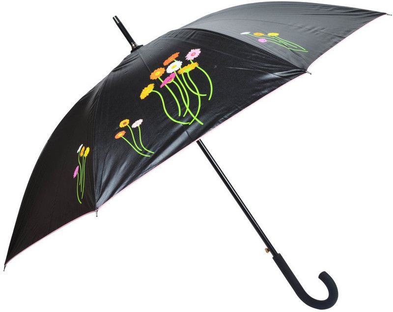 Murano single fold Color Coating With Screen printing Umbrella  (Multicolor)