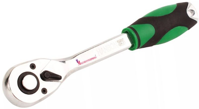 MALFAH ENTERPRISES HANBON 52207 QUICK RELEASE REVERSIBLE RATCHET WRENCH 72 TEETH 1/2" Single Sided Rachet Wrench  (Pack of 1)