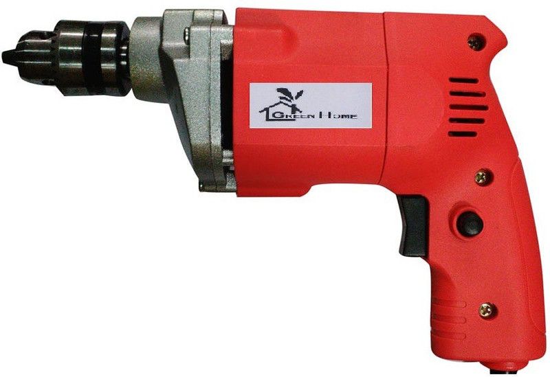 GREEN HOME Power Drill Machine Pistol Grip/Multicolour/10mm/300watt/230v/2600 rpm GHPDM0516/10mm Pistol Grip Drill  (10 mm Chuck Size)