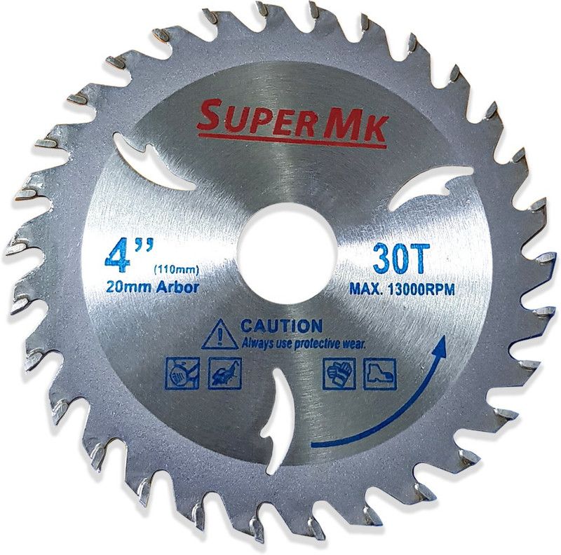 Super MK 4"/110MM 30 Teeth TCT CIRCULAR SAW BLADE FOR WOOD CUTTING PREMIUM QUALITY Wood Cutter