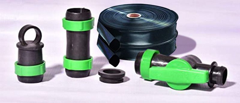 DASHANTRI 600 Square Meter Area Pipe Joiner, End Cap & Drill Bit Punched 1 PC Drip Irrigation Kit