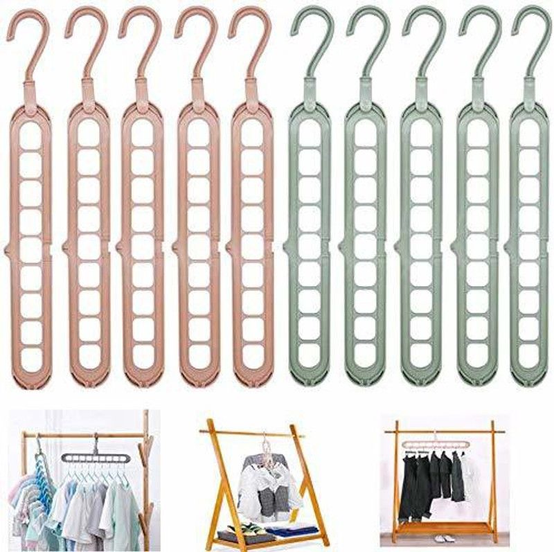 orsop Pack of 10 360° rotating space saver multifunctional Tie Hanger/Closet Organizer Closet Organizer