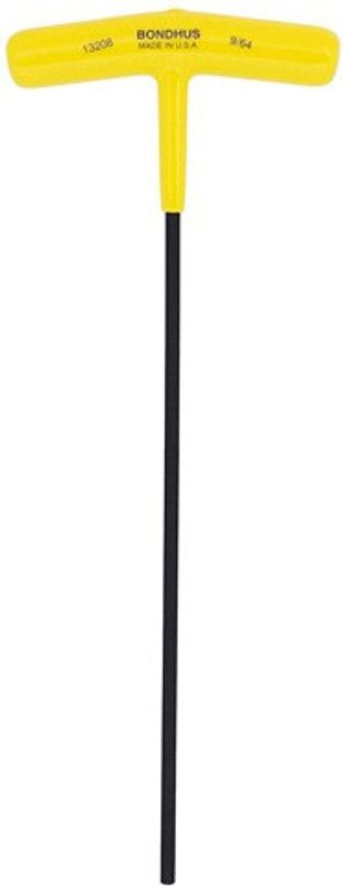 BONDHUS 13208 9/64" Hex T-Handle Allen Key Set