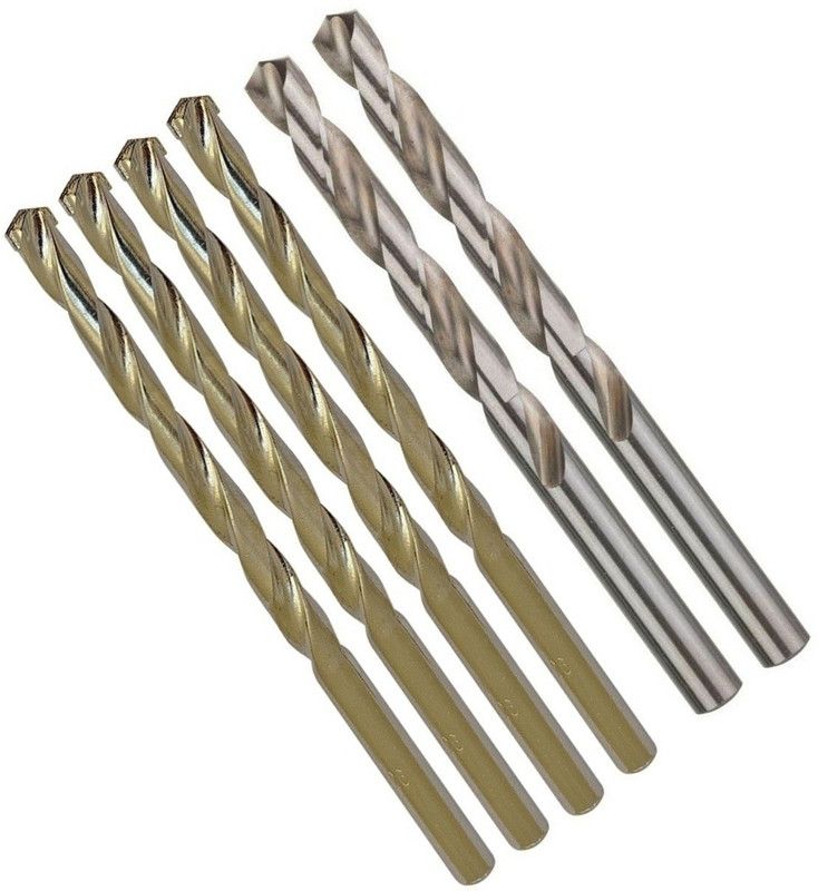 Inditrust High Quality 1/4inch Masonry drill bit 4pc and 2pc HSS wood drill bit (Pack of 6)
