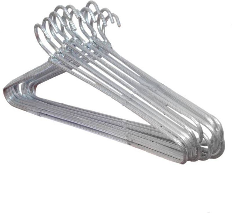 Pranay Aluminium Shirt Pack of 223 Hangers For Shirt  (Silver)