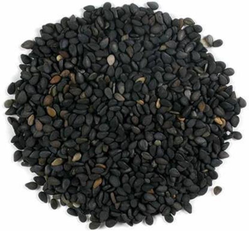 NaturePlanet Til Kala - kali til - black sesame seeds - niger seed - sesamum indicum Seed  (400 g)