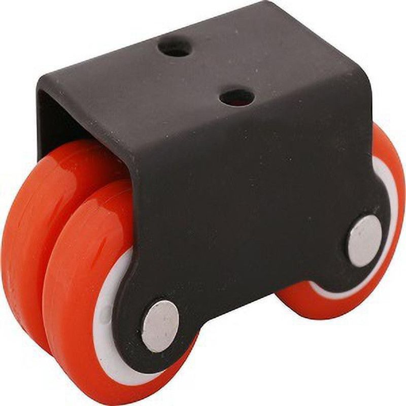 Ackwheel A/12 PU Four Wheel Caster Fixed Furniture Caster  (Pack of4)