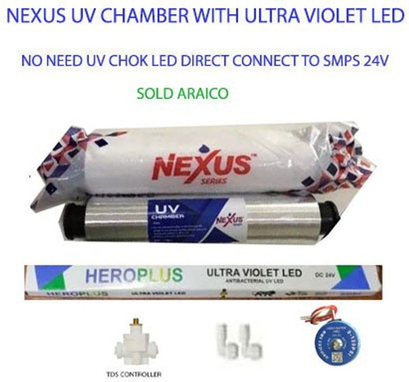 Nexus Ro uv Berral Genuine With Hero Sv 24v & TDS CONTROLLER Media Filter Cartridge  (0.005, Pack of 4)