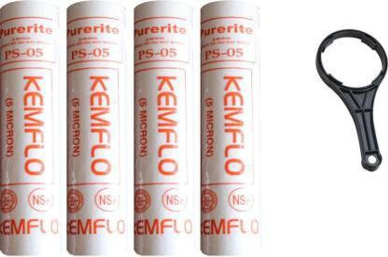 Aqua lite Spun Candle 10 Ench 5 Micron Pack Of 4 For RO Filter Solid Filter Cartridge  (0.5, Pack of 5)