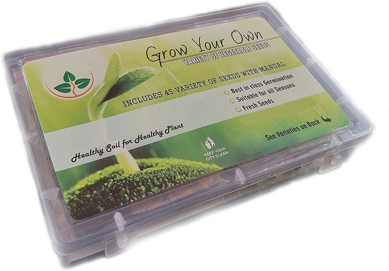 VibeX 25-Varieties-Summer & Winter Vegetables Seed Kit Seed  (875 per packet)