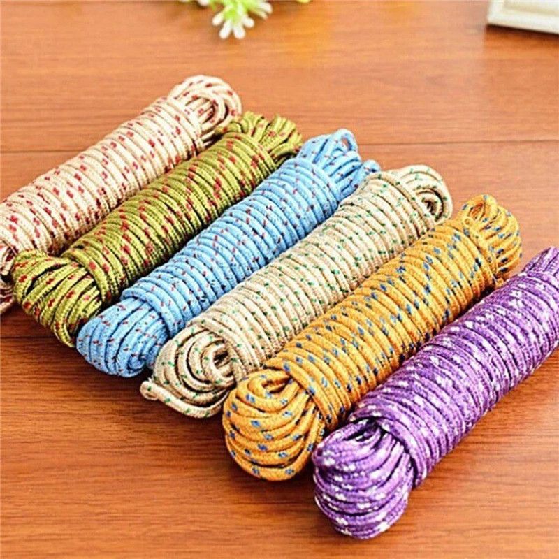 Maleka 10 Meter Cloth Line Rope Nylon Retractable Clothesline  (10 m)