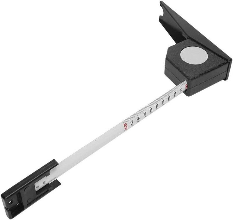 Dr care Metal Stature Meter 2 Meter ABS Height Measurement Meter Tape Ruler Black Measurement Tape  (2 m)