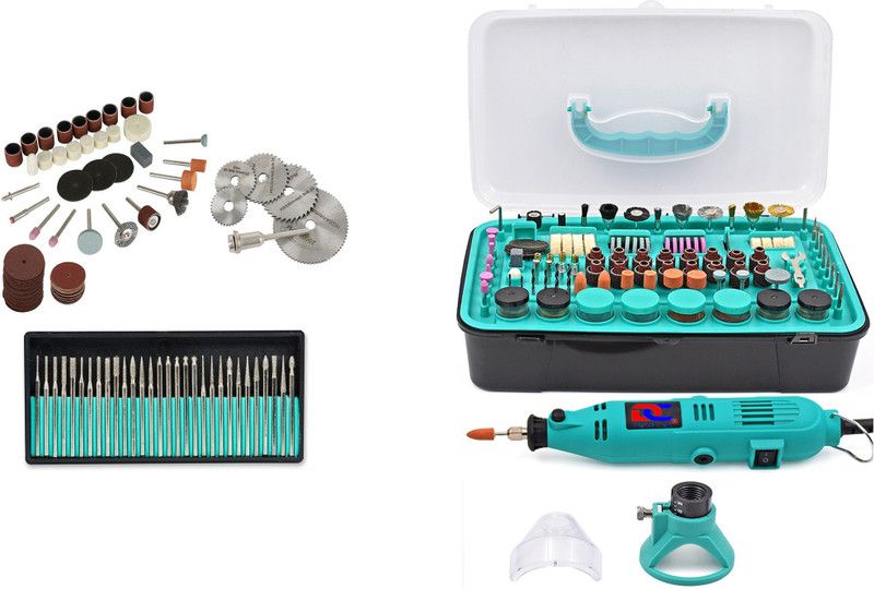 Digital Craft 388PC Die Grinder Kit,105Pc Rotary Tools ,6Pc Circular Saw Blade,30 Diamond Burs 388PC Die Grinder Kit,105Pc Rotary Tools ,6 Circular Saw Blade,30Pc Diamond Burs Rotary Tool  (3 mm)