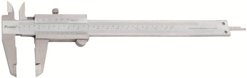 Proskit 6" Standard Caliper 150mm/6";0.02mm/0.001" PD-153 Vernier Caliper  (0~150mm/0~6” mm)