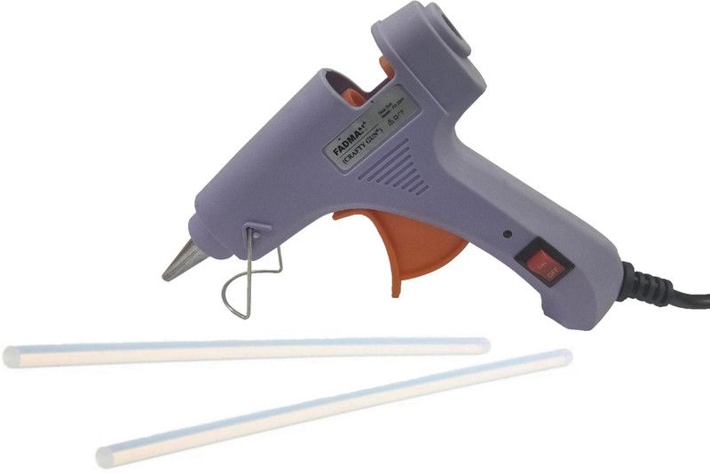 PICKTOOLS PURPLE 20 WATT ON OFF SWITCH AND INDICATOR WITH 2 STICKS Standard Temperature Corded Glue Gun  (7 mm)