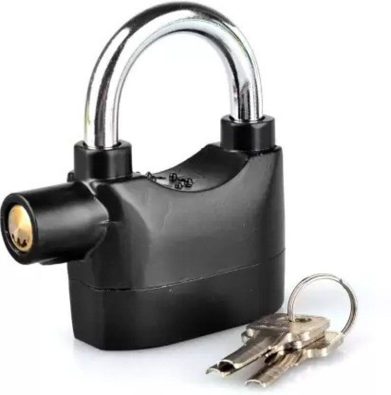 PreciousPearl Steel, Iron Metallic Smart Lock  (Black)