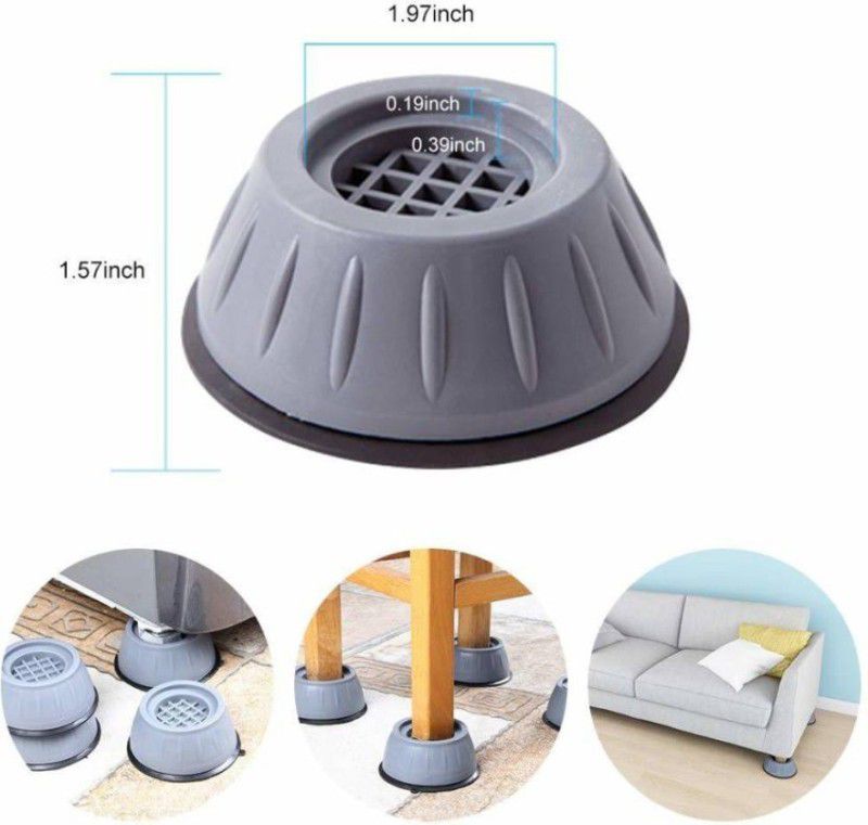 Fitprism Washing Machine, Air Cooler, Refrigerator, Water Cooler Material Rubber, Plastic  (3.8 cm x 8.8 cm)